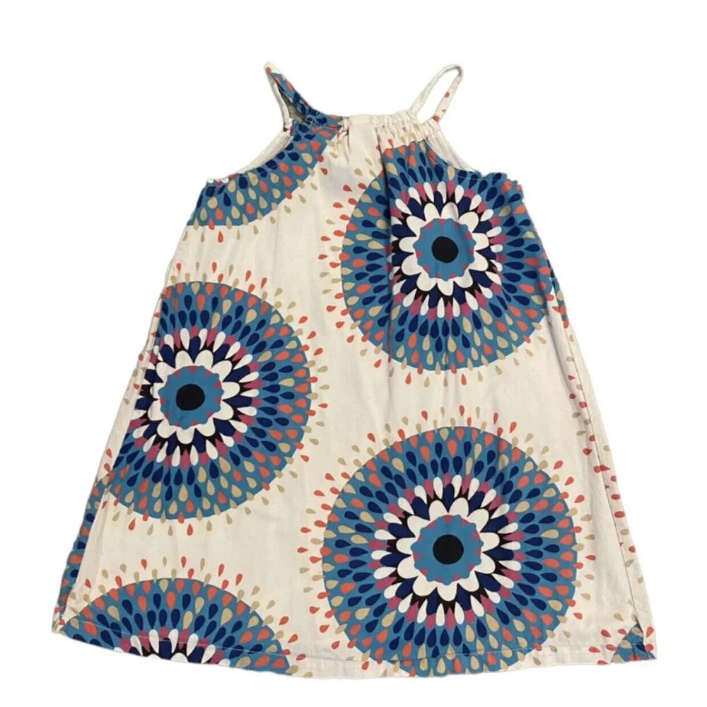 Gap Kids S (6-7Y) Colorful Floral Burst Pillowcase Dress